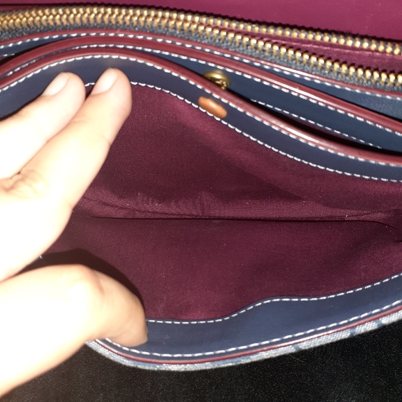 Coach 1941 | Riley Top Handle 22 Signature Chambray - Picture 8 of 13